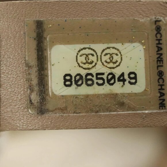 CHANEL New Travel Line Hand Bag Nylon Beige Gold CC Auth ep10569 - Picture 13 of 16